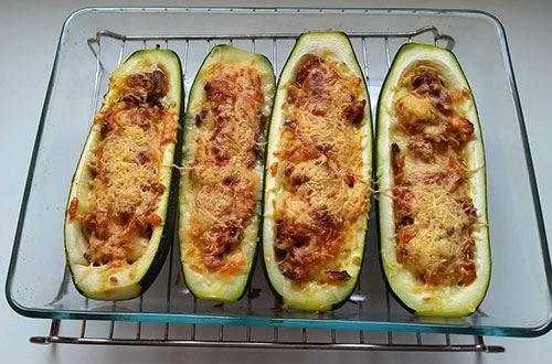 Baked Courgettes