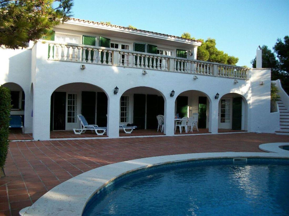 Villa in Cala Galdana in frontline with stunning sea views and large land for sale