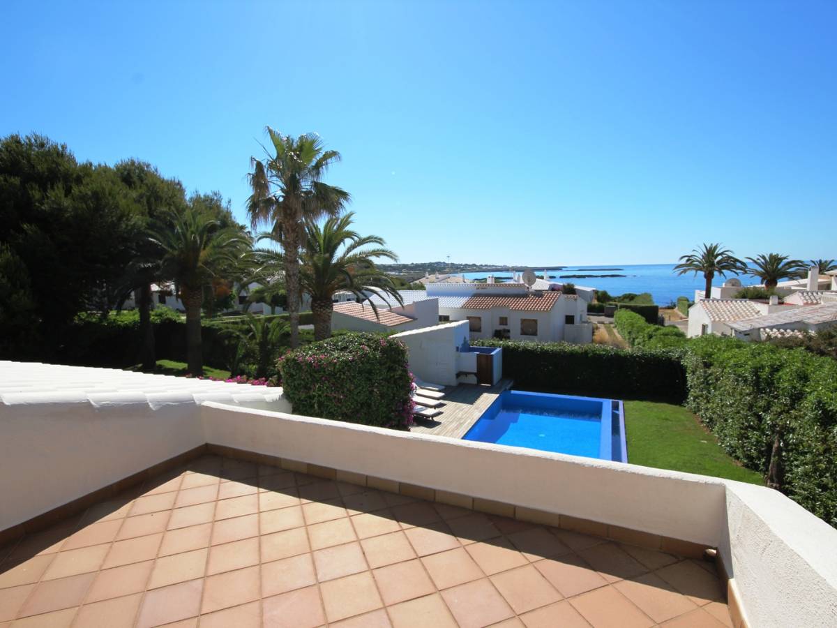 Mediterranean-style villa with wonderful views over the Mediterranean in Cap den Font- Menorca