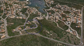 Attractive plot in Cala Llionga on Menorca.